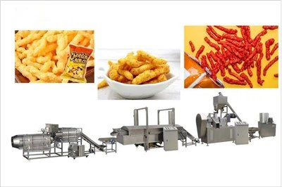 Doppelschneckenextruder Food Snack Machine