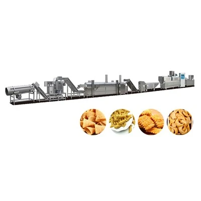 Verarbeitungslinie für frittierte Snacks in verschiedenen Formen
